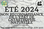Non reconnaissance d'état de catastrophe naturelle