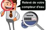 Relevé semestrielle des compteurs d'eau