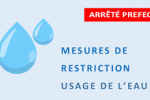 Sécheresse : Arrêté de restriction des usages de l'eau niveau 